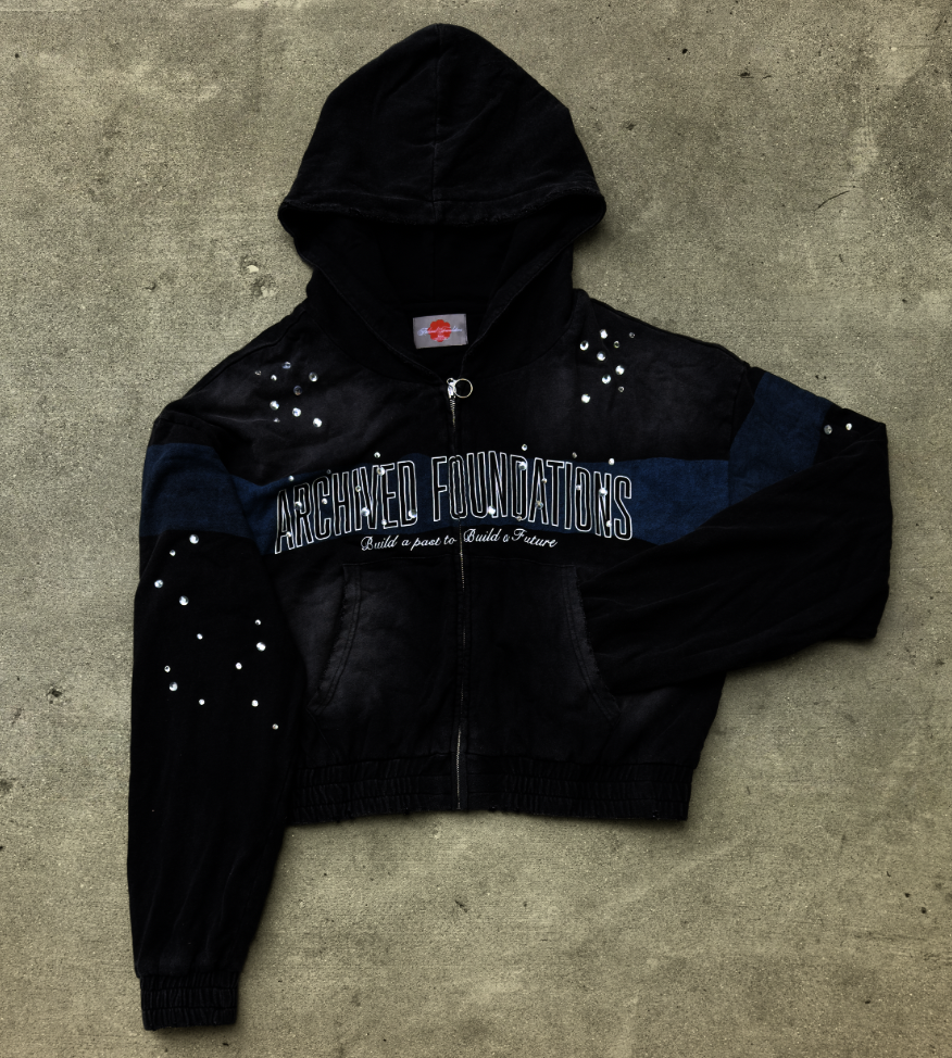 Blueprint Blue Hoodie Archived Foundations