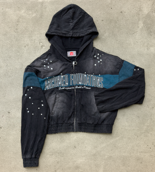 Blueprint Blue Hoodie Archived Foundations